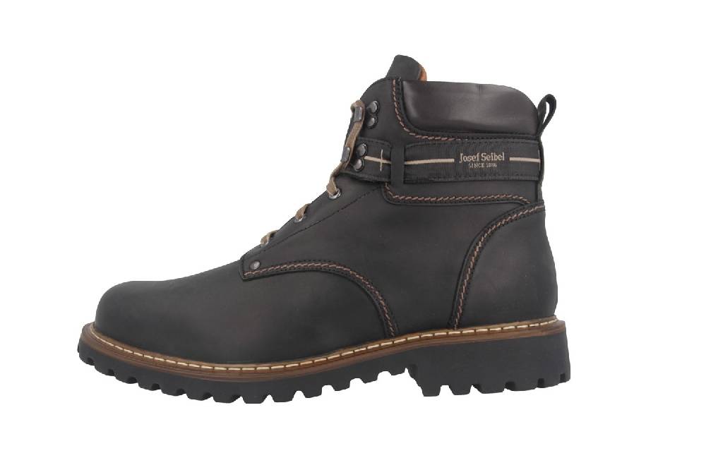 Josef Seibel Adelboden Stiefel In Übergrößen Schwarz 21925 LA66 600 Große Herrenschuhe