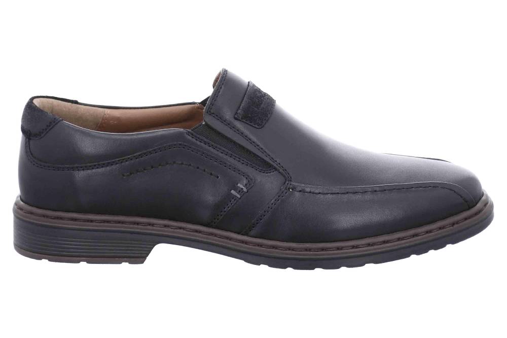Josef Seibel Alastair 03 Slipper In Übergrößen Schwarz 42803 860 100 Große Herrenschuhe