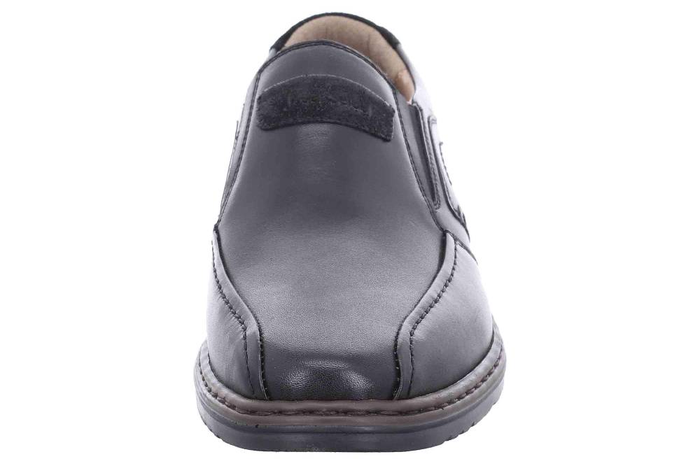 Josef Seibel Alastair 03 Slipper In Übergrößen Schwarz 42803 860 100 Große Herrenschuhe