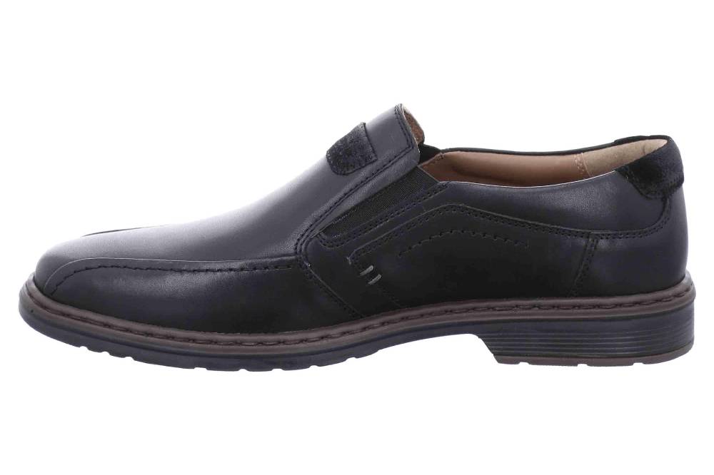 Josef Seibel Alastair 03 Slipper in Übergrößen Schwarz 42803 860 100 große Herrenschuhe
