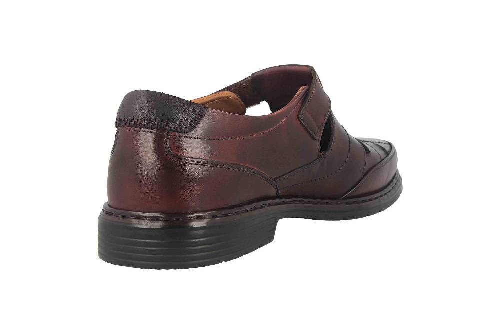 Josef Seibel Alastair 08 Halbschuhe In Übergrößen Rot 42808 860 411 Große Herrenschuhe