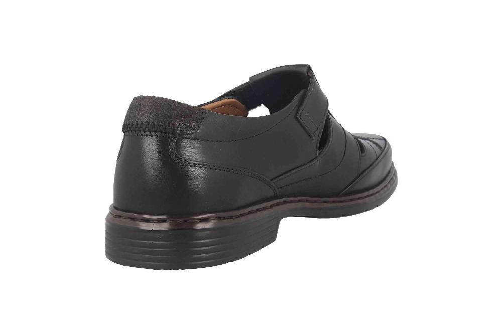 Josef Seibel Alastair 08 Halbschuhe In Übergrößen Schwarz 42808 860 100 Große Herrenschuhe