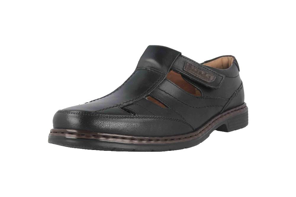 Josef Seibel Alastair 08 Halbschuhe In Übergrößen Schwarz 42808 860 100 Große Herrenschuhe