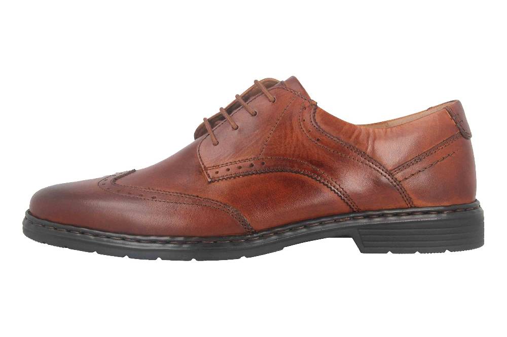 Josef Seibel Alastair 14 Halbschuhe in Übergrößen Braun 42814 859 370 große Herrenschuhe