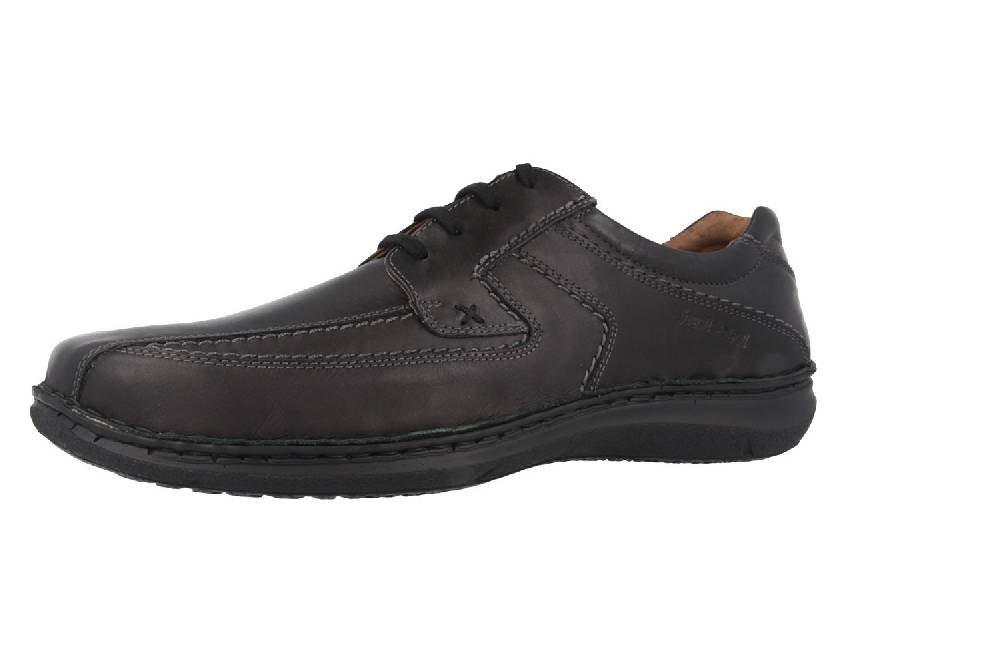 Josef Seibel Anvers 08 Halbschuhe in Übergrößen Schwarz 43360 23 600 große Herrenschuhe