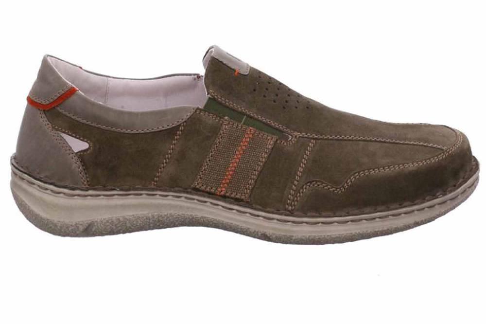 Josef Seibel Anvers 26 Slipper In Übergrößen Grün 43026 949 681 Große Herrenschuhe