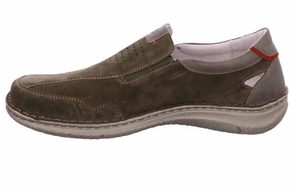 Josef Seibel Anvers 26 Slipper in Übergrößen grün 43026 949 681 große Herrenschuhe