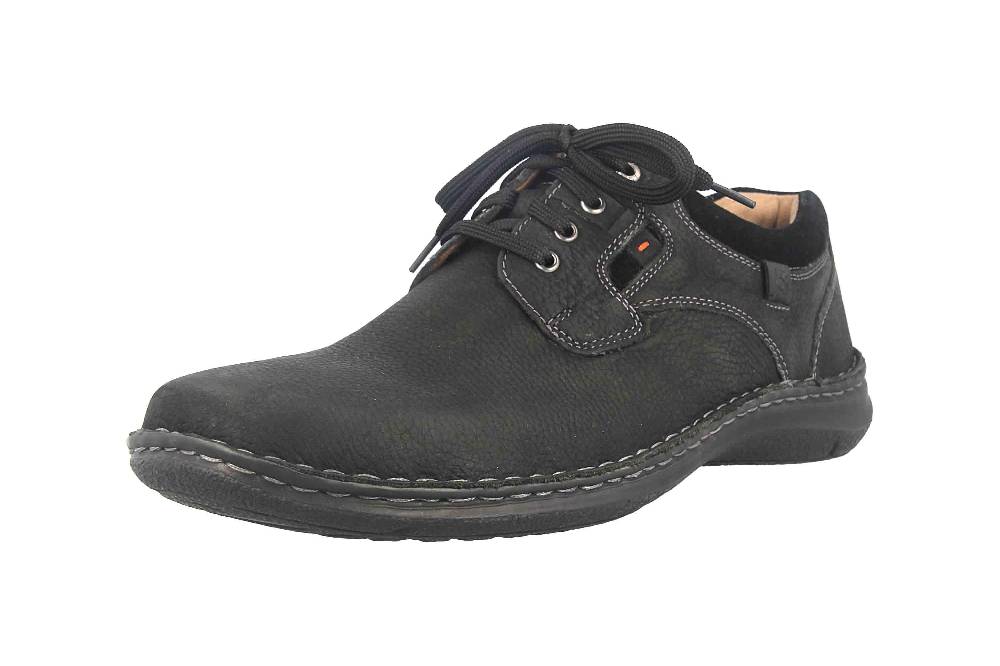 Josef Seibel Anvers 36 Halbschuhe In Übergrößen Schwarz 43390 796 100 Große Herrenschuhe