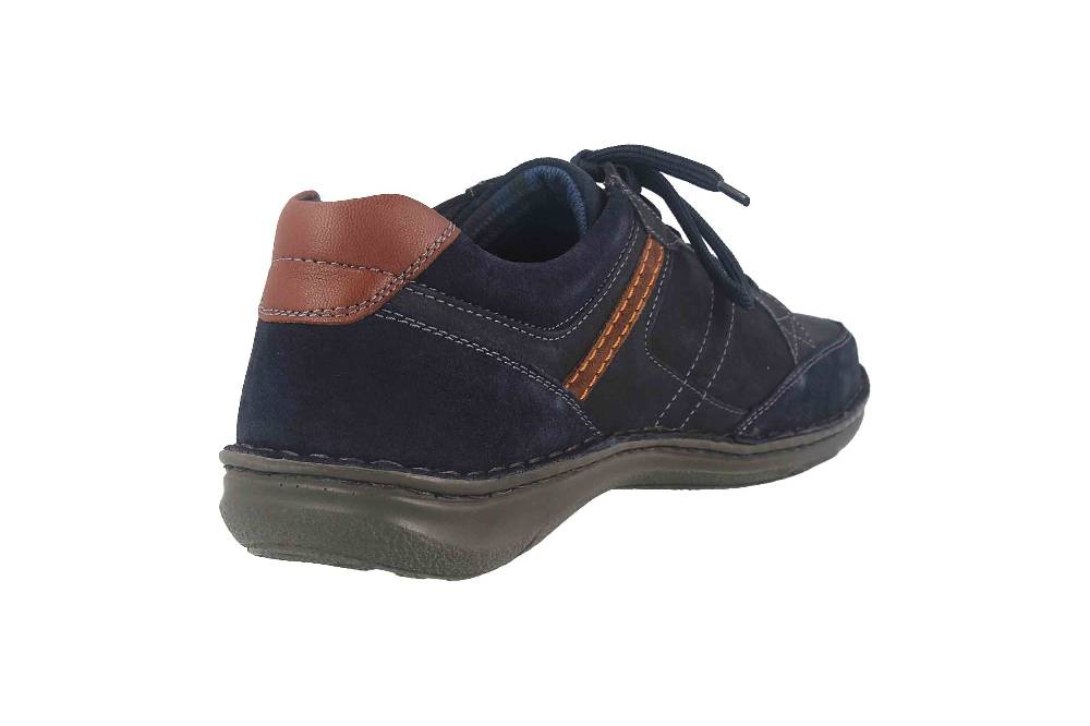 Josef Seibel Anvers 42 Halbschuhe In Übergrößen Blau 43642 TE16 531 Große Herrenschuhe