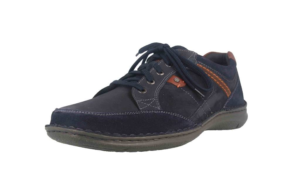 Josef Seibel Anvers 42 Halbschuhe In Übergrößen Blau 43642 TE16 531 Große Herrenschuhe