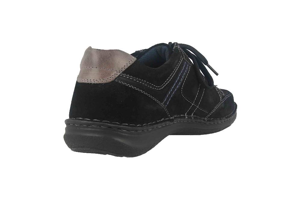 Josef Seibel Anvers 42 Halbschuhe In Übergrößen Schwarz 43642 TE16 101 Große Herrenschuhe