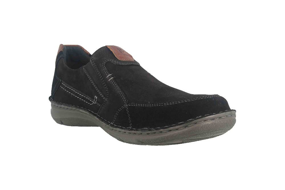 Josef Seibel Anvers 63 Slipper In Übergrößen Schwarz 43663 TE21 101 Große Herrenschuhe