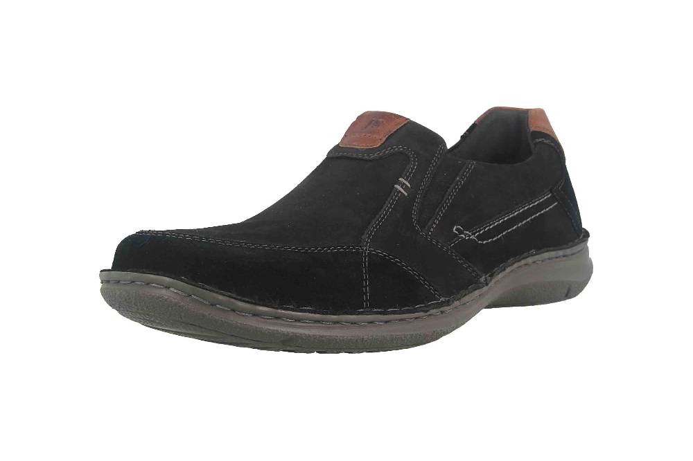Josef Seibel Anvers 63 Slipper In Übergrößen Schwarz 43663 TE21 101 Große Herrenschuhe