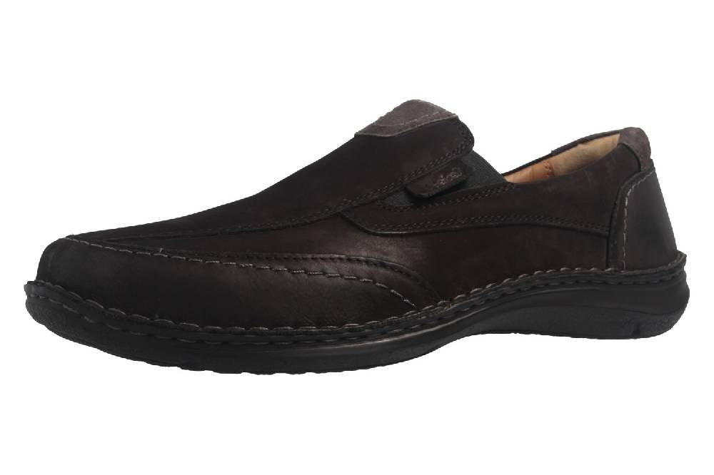 Josef Seibel Anvers 67 Halbschuhe in Übergrößen Schwarz 43621 994 100 große Herrenschuhe