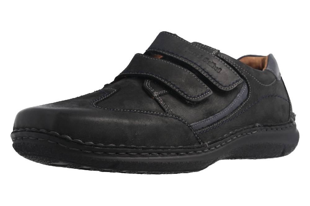 Josef Seibel Anvers 69 Halbschuhe in Übergrößen Schwarz 43623 994 100 große Herrenschuhe