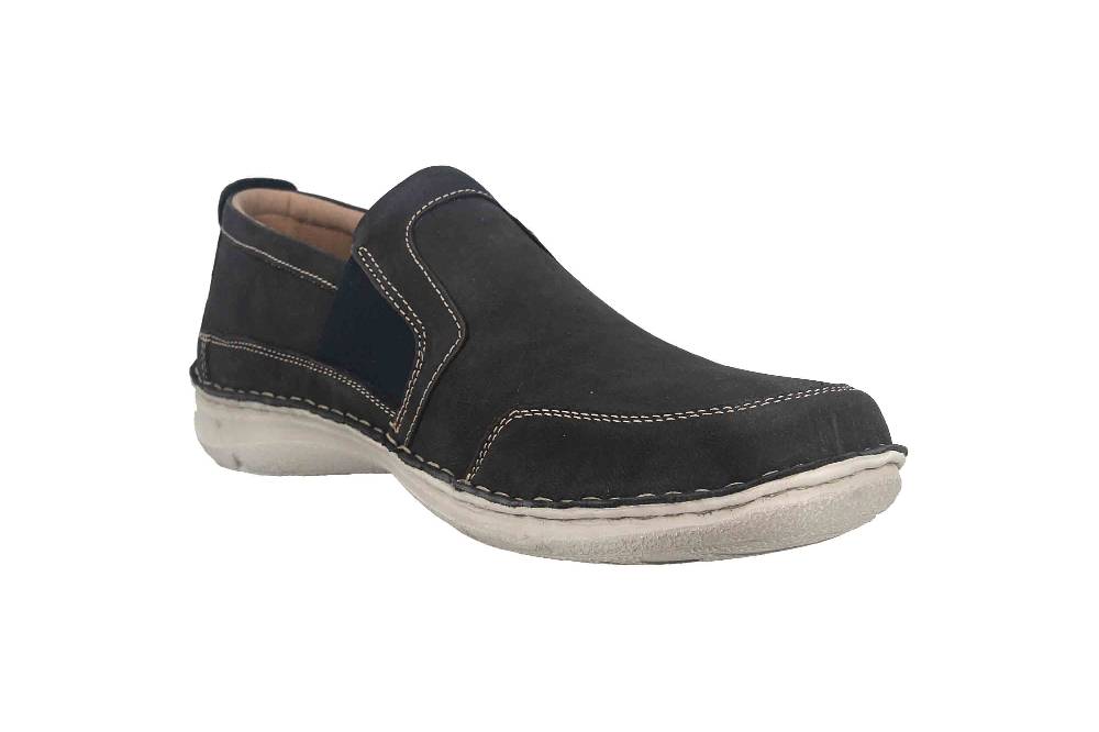 Josef Seibel Anvers 71 Slipper In Übergrößen Blau 43671 10 525 Große Herrenschuhe