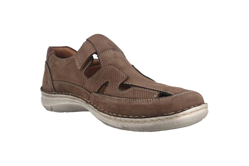 Josef Seibel Anvers 81 Halbschuhe In Übergrößen Grau 43635 81 710 Große Herrenschuhe