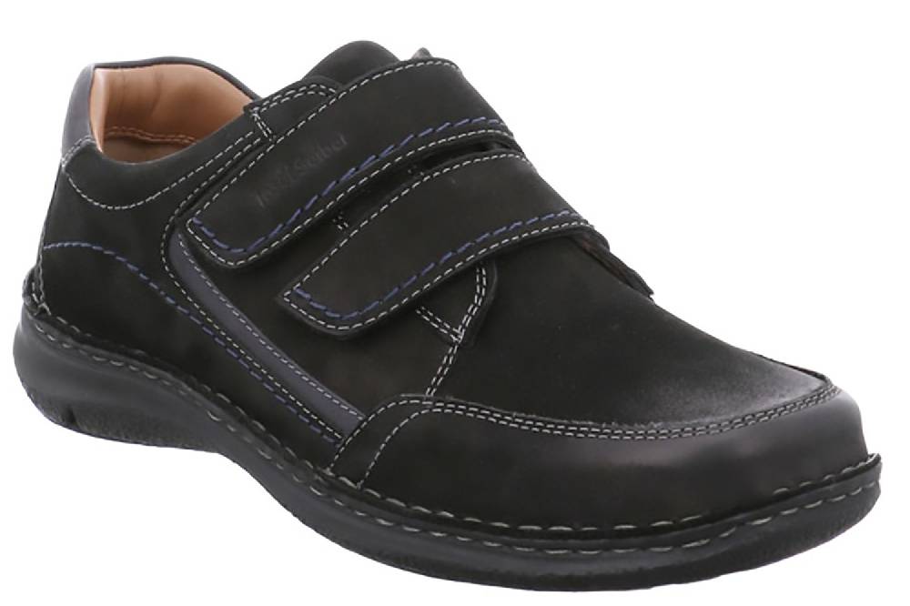 Josef Seibel Anvers 90 Halbschuhe In Übergrößen Schwarz 43645 21 100 Große Herrenschuhe