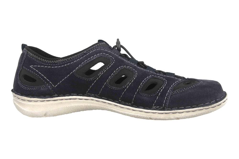 Josef Seibel Anvers 92 Halbschuhe In Übergrößen Blau 43392 949 501 Große Herrenschuhe