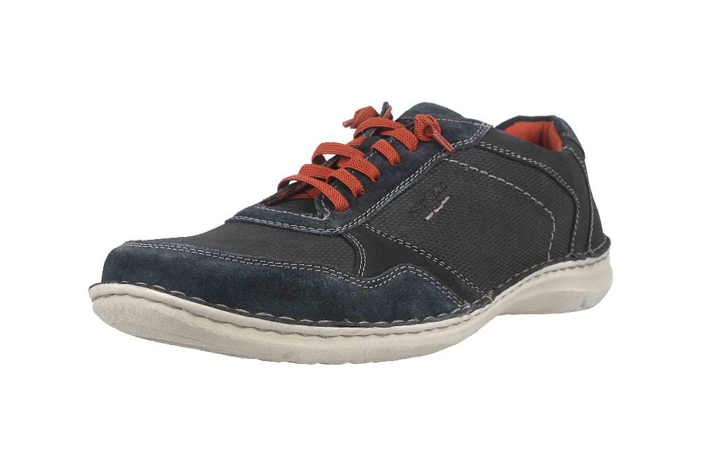 Josef Seibel Anvers 97 Halbschuhe In Übergrößen Blau 43697 TE21 526 Große Herrenschuhe