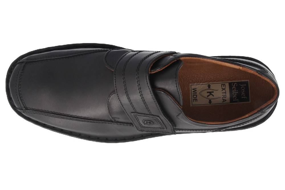 Josef Seibel Bartram Halbschuhe In Übergrößen Schwarz 38026 23 600 Große Herrenschuhe