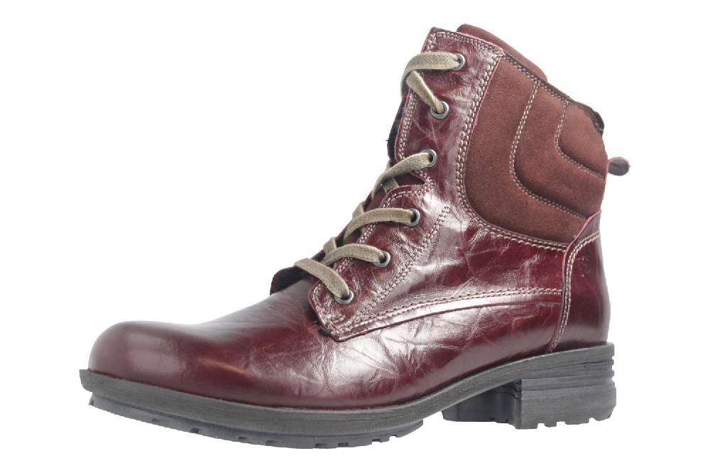 Josef Seibel Boots in Übergrößen Rot 93886 VL88 410 große Damenschuhe