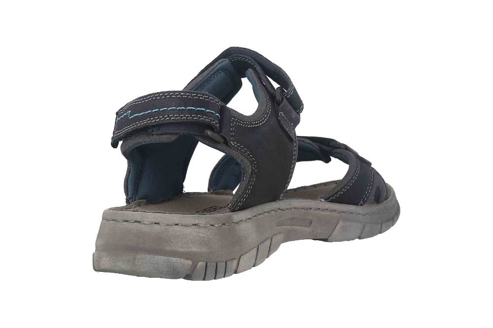 Josef Seibel Brendan 03 Sandalen In Übergrößen Blau 16803-TE262-531 Große Herrenschuhe