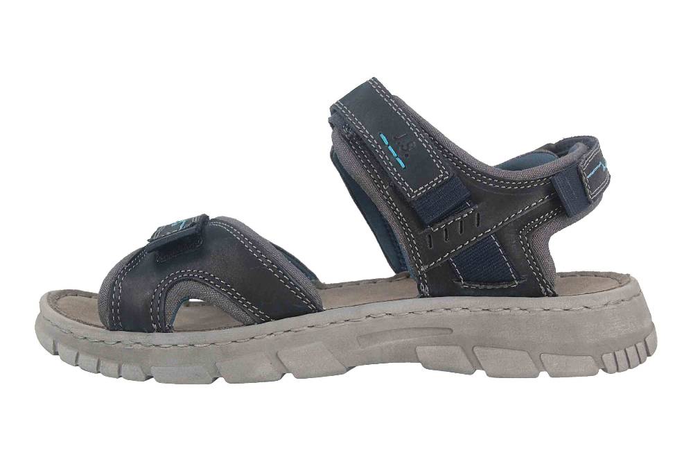 Josef Seibel Brendan 03 Sandalen in Übergrößen Blau 16803-TE262-531 große Herrenschuhe