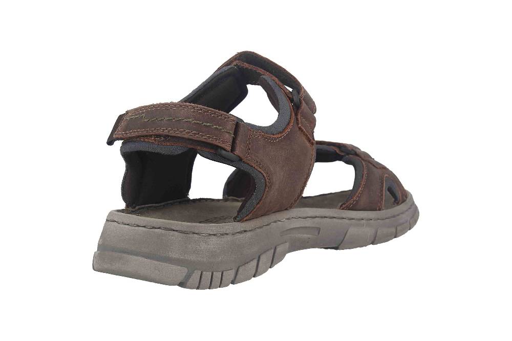 Josef Seibel Brendan 03 Sandalen In Übergrößen Braun 16803-TE262-301 Große Herrenschuhe