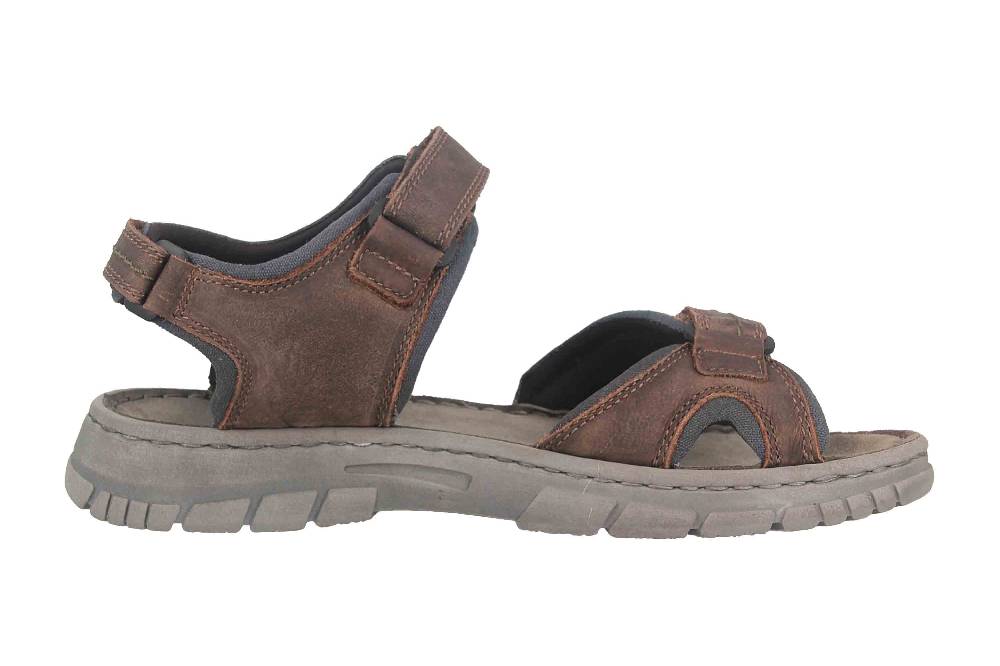 Josef Seibel Brendan 03 Sandalen In Übergrößen Braun 16803-TE262-301 Große Herrenschuhe
