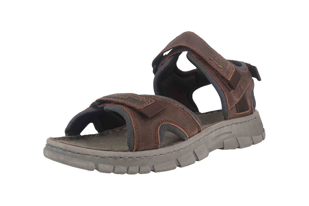 Josef Seibel Brendan 03 Sandalen In Übergrößen Braun 16803-TE262-301 Große Herrenschuhe