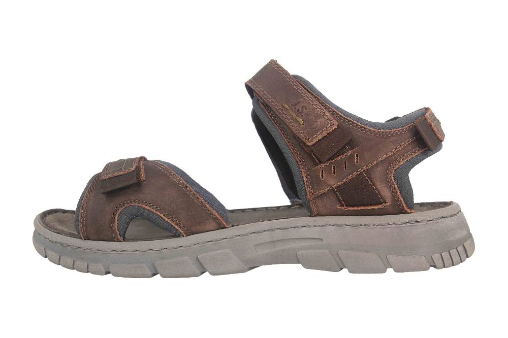 Josef Seibel Brendan 03 Sandalen in Übergrößen Braun 16803-TE262-301 große Herrenschuhe