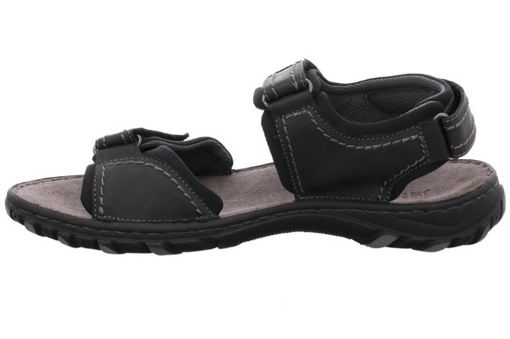 Josef Seibel Canim Sandalen in Übergrößen Schwarz 36452 946 100 große Herrenschuhe