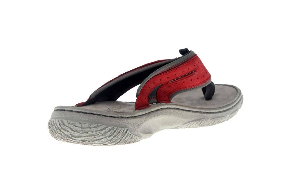 Josef Seibel Carlo 01 Zehentrenner In Übergrößen Rot 27601 796 401 Große Herrenschuhe