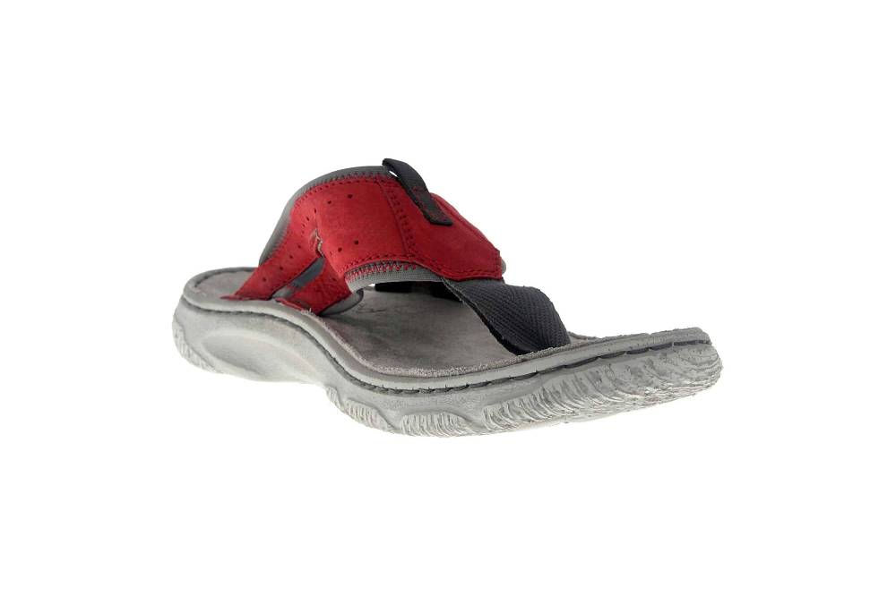 Josef Seibel Carlo 01 Zehentrenner In Übergrößen Rot 27601 796 401 Große Herrenschuhe