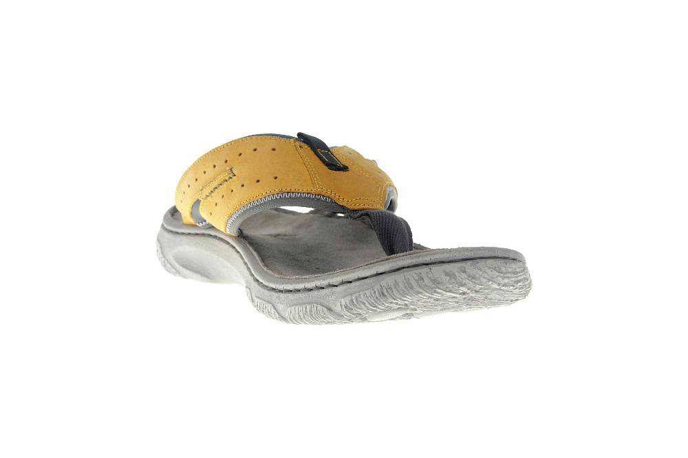 Josef Seibel Carlo 01 Zehentrenner In Übergrößen Gelb 27601 796 801 Große Herrenschuhe