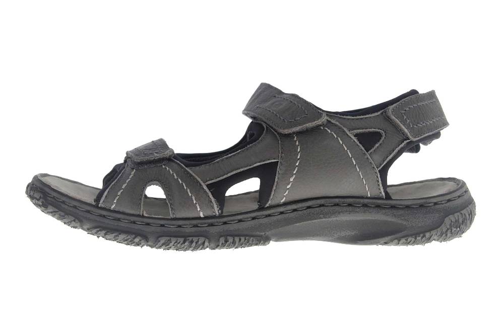 Josef Seibel Carlo 03 Sandalen in Übergrößen Grau 27603 TE221 780 große Herrenschuhe