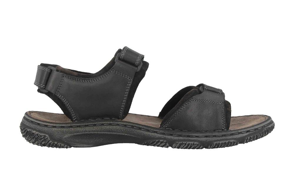 Josef Seibel Carlo 11 Sandalen In Übergrößen Schwarz 27611 TE41 100 Große Herrenschuhe