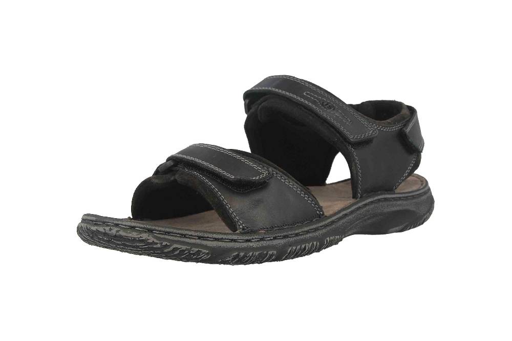 Josef Seibel Carlo 11 Sandalen In Übergrößen Schwarz 27611 TE41 100 Große Herrenschuhe