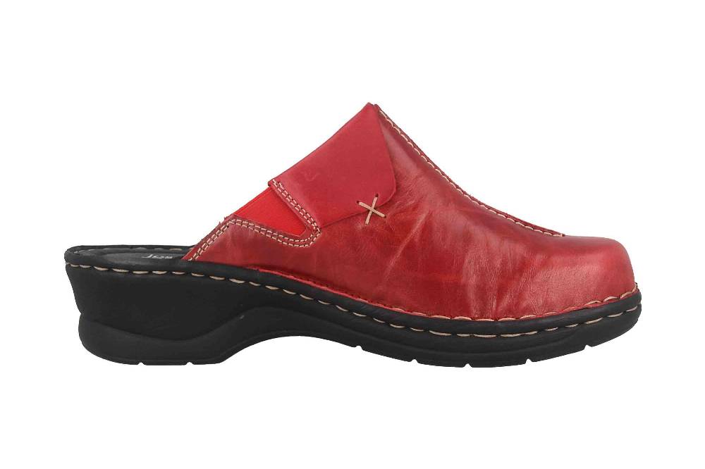 Josef Seibel Catalonia 48 Clogs & Hausschuhe In Übergrößen Rot 56512 88 450 Große Damenschuhe