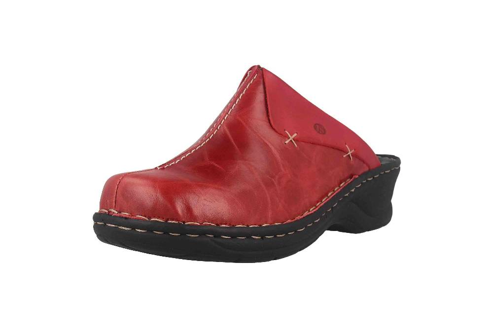 Josef Seibel Catalonia 48 Clogs & Hausschuhe In Übergrößen Rot 56512 88 450 Große Damenschuhe