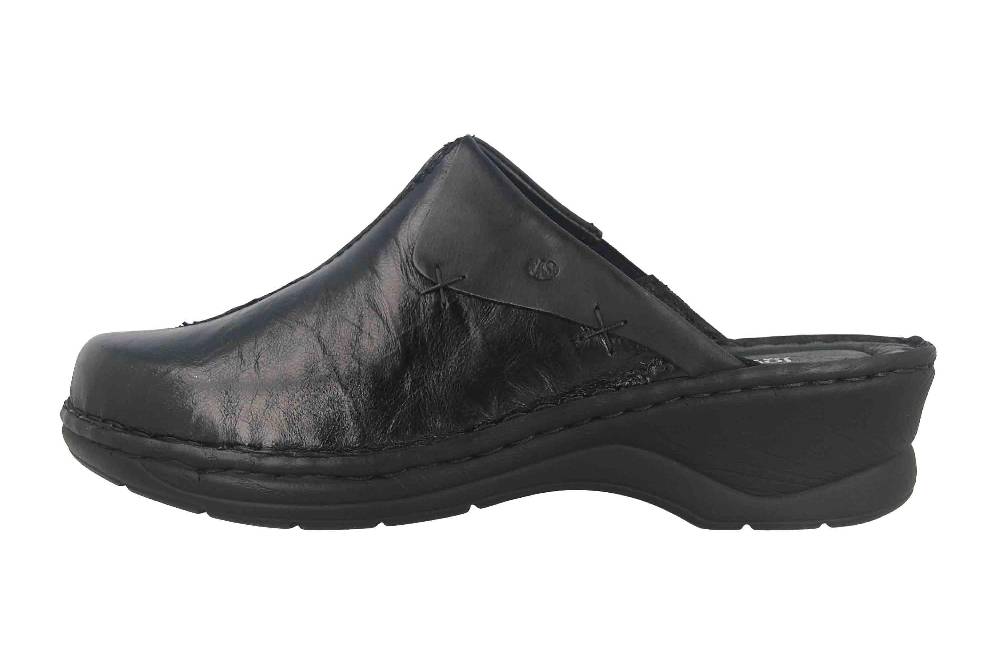 Josef Seibel Catalonia 48 Clogs & Hausschuhe in Übergrößen Schwarz 56512 88 600 große Damenschuhe