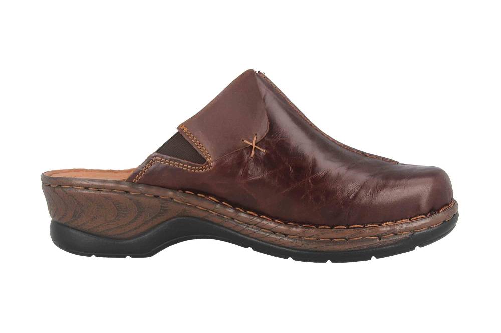 Josef Seibel Catalonia 48 Clogs & Hausschuhe In Übergrößen Braun 56512 88 340 Große Damenschuhe