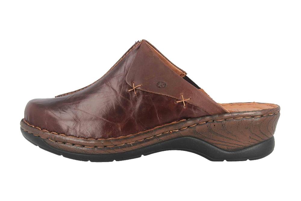 Josef Seibel Catalonia 48 Clogs & Hausschuhe in Übergrößen Braun 56512 88 340 große Damenschuhe
