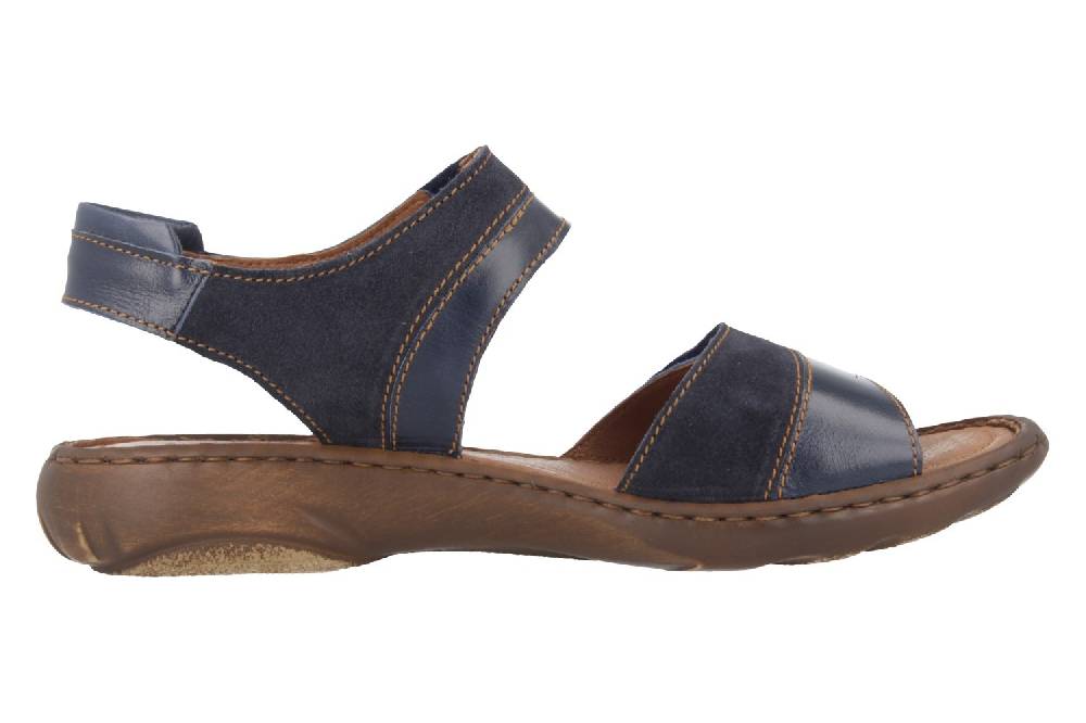 Josef Seibel Debra 19 Sandalen In Übergrößen Blau 76719 44 596 Große Damenschuhe