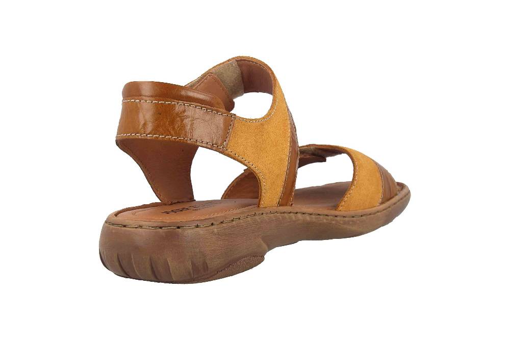 Josef Seibel Debra 19 Sandalen In Übergrößen Gelb 76719 88 850 Große Damenschuhe