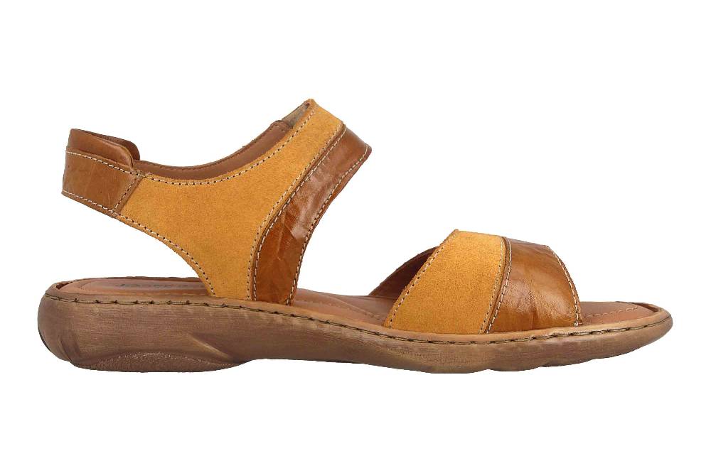 Josef Seibel Debra 19 Sandalen In Übergrößen Gelb 76719 88 850 Große Damenschuhe