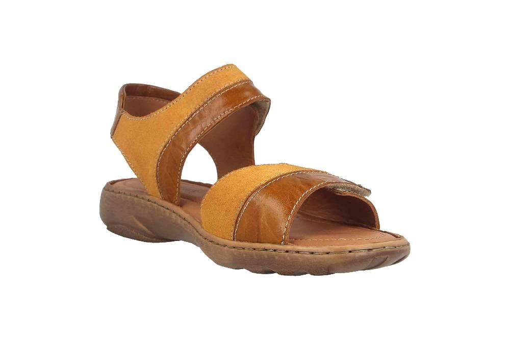Josef Seibel Debra 19 Sandalen In Übergrößen Gelb 76719 88 850 Große Damenschuhe