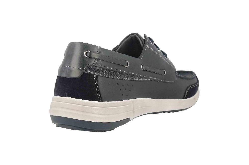 Josef Seibel Enrico 07 Halbschuhe In Übergrößen Blau 25307 949 506 Große Herrenschuhe