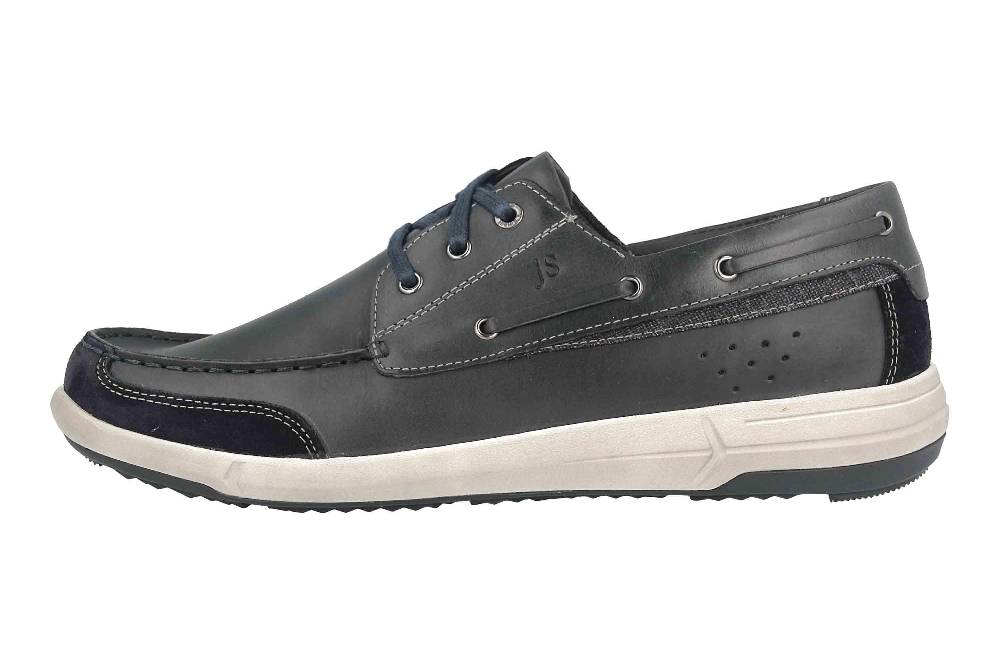 Josef Seibel Enrico 07 Halbschuhe in Übergrößen Blau 25307 949 506 große Herrenschuhe